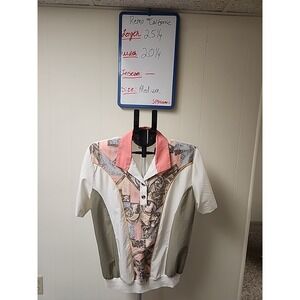Vintage Remo of California Women's Colorblock‎ Pullover Shirt Polo Top Medium